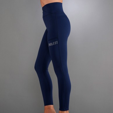 Mallas Endless Cross Pocket Azul marino