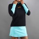 Sudadera Endless Breath Line Black Aqua