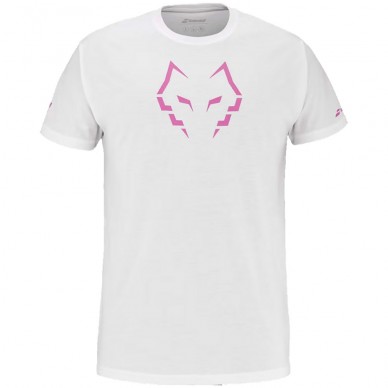 Camiseta Babolat Cotton Tee Lebrón Blanca