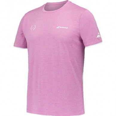 Camiseta Babolat Crew Neck Tee Lebrón Rosa