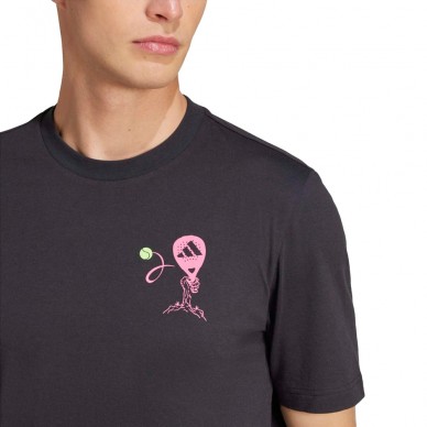 Camiseta Adidas Padel Zone negra
