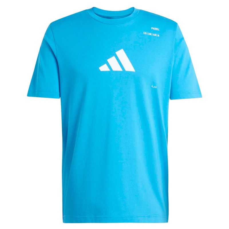 Camiseta Adidas M Padel azul claro