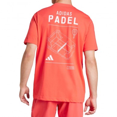 Camiseta Adidas M Padel roja