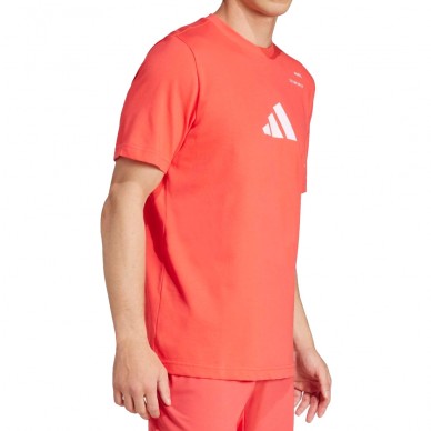 Camiseta Adidas M Padel roja