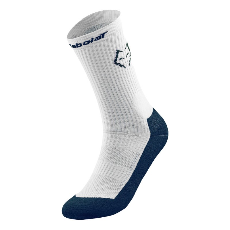 Calcetines Babolat Mid-Calf Lebron Blanco Azul Calcetines Babolat Mid-Calf Lebron Blanco Azul