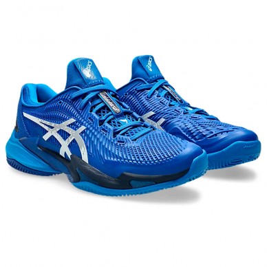 Zapatillas Asics Court FF3 Novak Clay tuna blue pure silver 2025