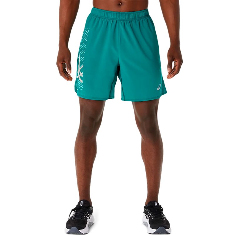 Short Asics Icon 7In verde Short Asics Icon 7In verde