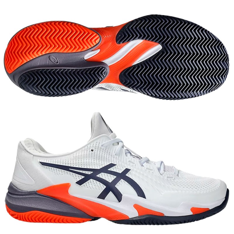 Zapatillas Asics Court FF 3 Clay white greyish purple 2025 Zapatillas Asics Court FF 3 Clay white greyish purple 2025