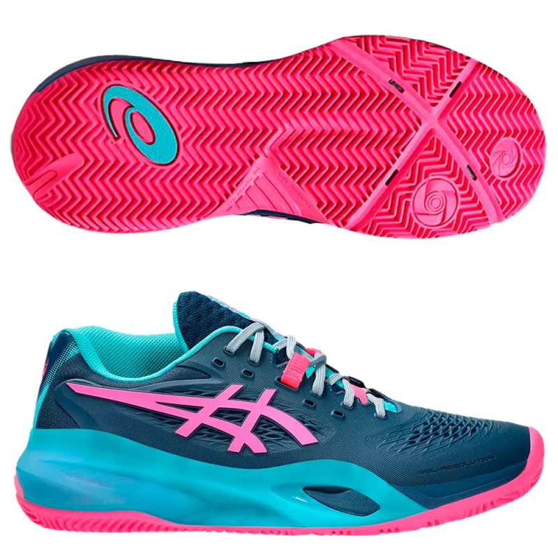 Zapatillas Asics Gel Resolution X Padel mako blue hot pink 2025 Zapatillas Asics Gel Resolution X Padel mako blue hot pink 2025