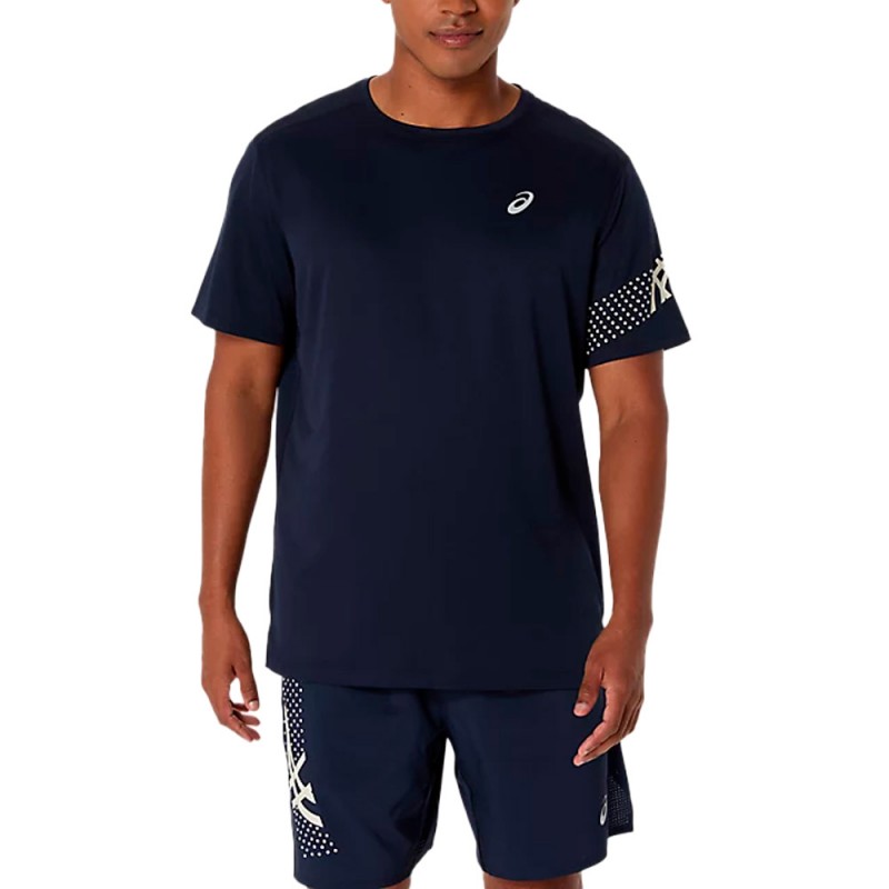 Camiseta Asics Icon SS Top azul marino