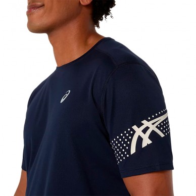 Camiseta Asics Icon SS Top azul marino