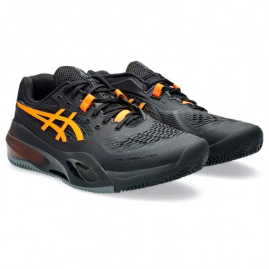 Zapatillas Asics Gel Resolution X Clay black shocking orange 2025