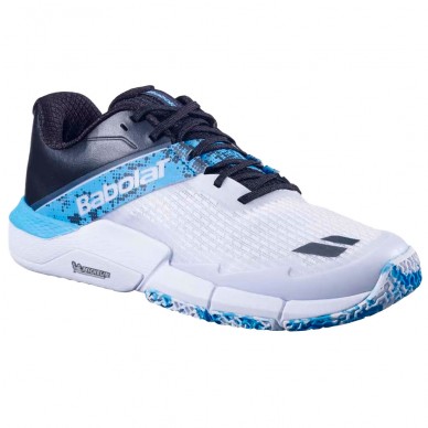 Zapatillas Babolat Movea 2 Men white cyan blue 2025