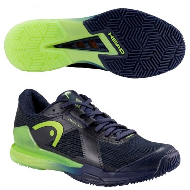 Zapatillas Head Sprint Pro 4.0 navy lima 2025