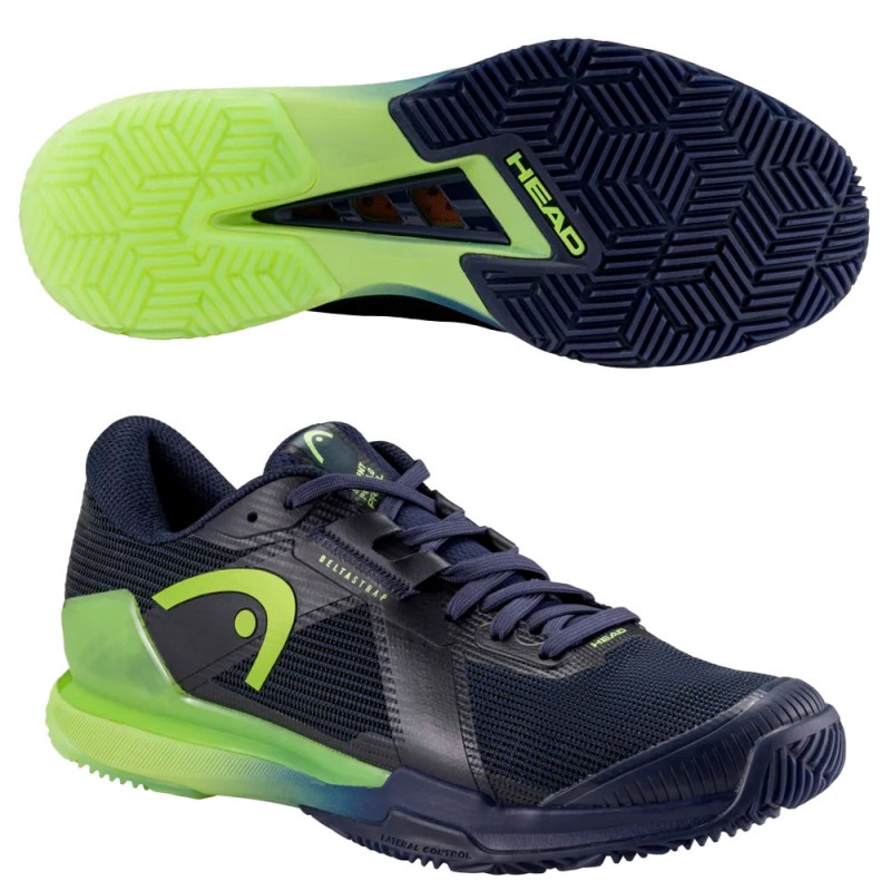 Zapatillas Head Sprint Pro 4.0 navy lima 2025 Zapatillas Head Sprint Pro 4.0 navy lima 2025