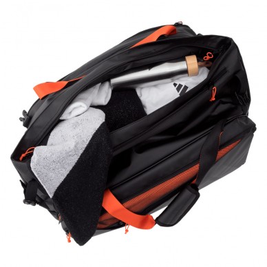 Paletero Adidas Multigame 3.4 negro naranja 2025