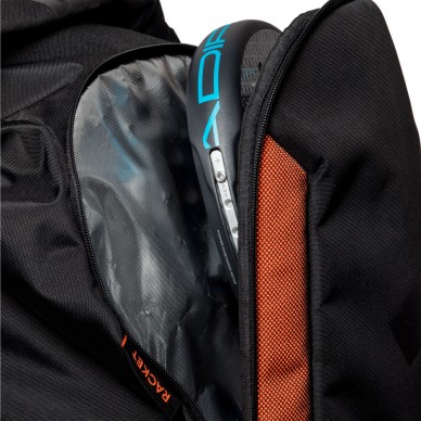 Mochila Adidas Multigame 3.4 negra naranja 2025
