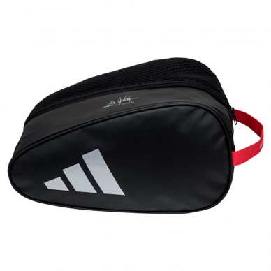 Zapatillero Adidas 3.4 negro rojo 2025