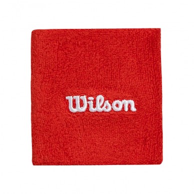 Muñequeras Wilson Classic rojas