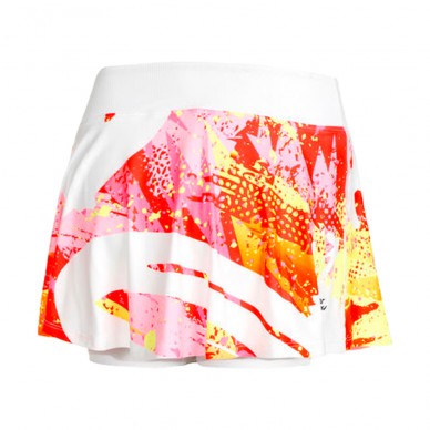 Falda Bidi Badu Wild Arts Printed Wavy blanco rosa