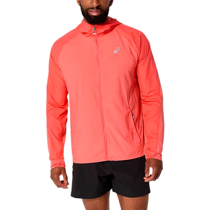 Chaqueta Asics Road Packable coral Chaqueta Asics Road Packable coral