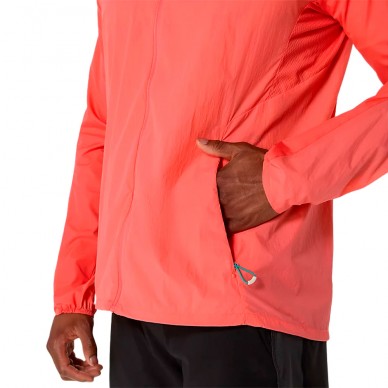 Chaqueta Asics Road Packable coral