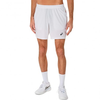 Short Asics Court 7IN blanco