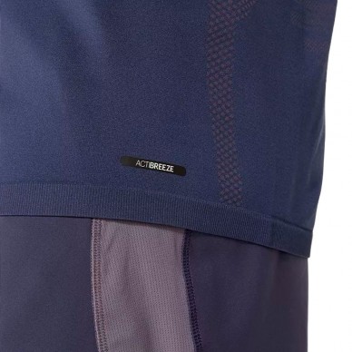 Camiseta Asics Seamless SS Top gris azul