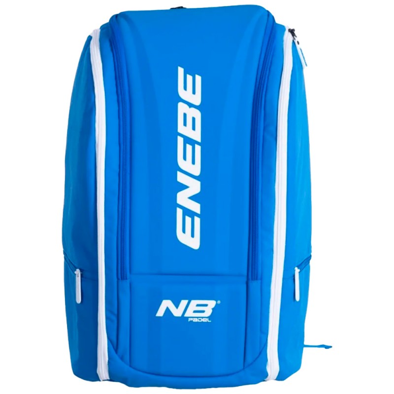 Mochila Enebe Mustang azul blanca 2025 Mochila Enebe Mustang azul blanca 2025