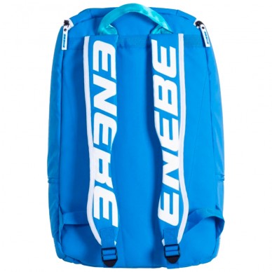 Mochila Enebe Mustang azul blanca 2025