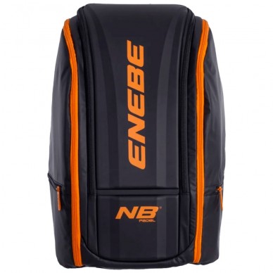 Mochila Enebe Mustang negra naranja 2025