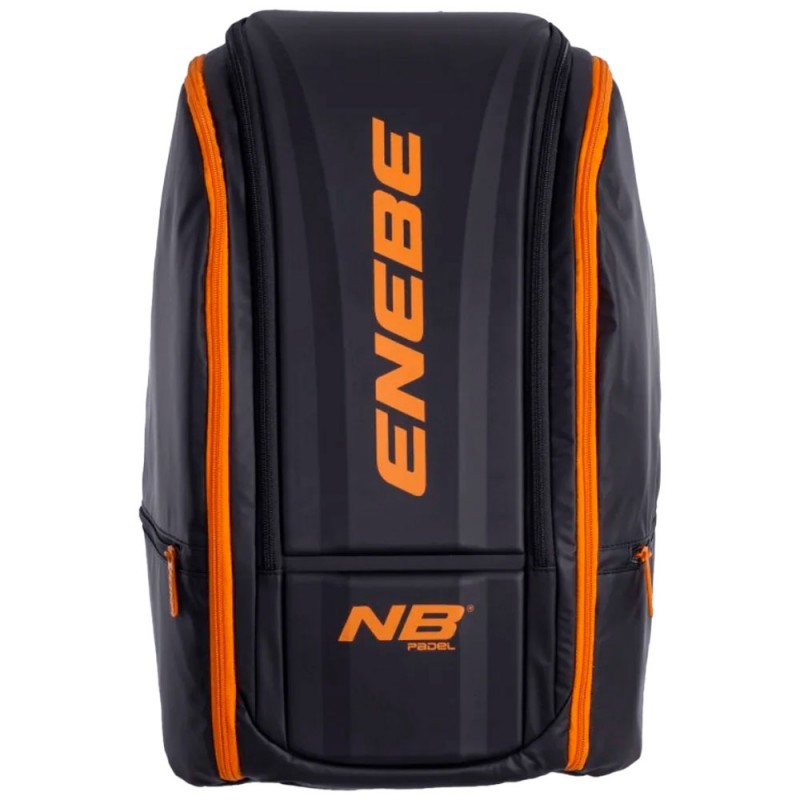 Mochila Enebe Mustang negra naranja 2025 Mochila Enebe Mustang negra naranja 2025