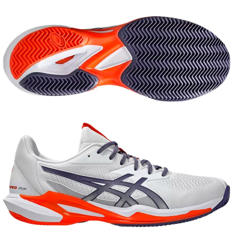 Zapatillas Asics Solution Speed FF 3 Clay white greyish purple 2025