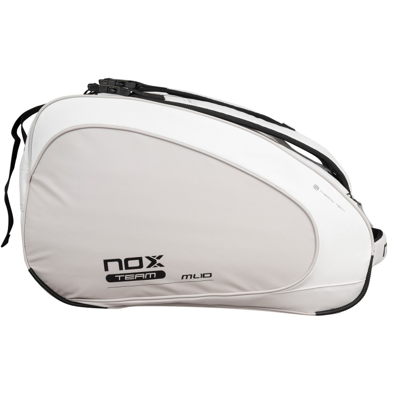 Paletero Nox ML10 Team blanco gris 2025 Paletero Nox ML10 Team blanco gris 2025