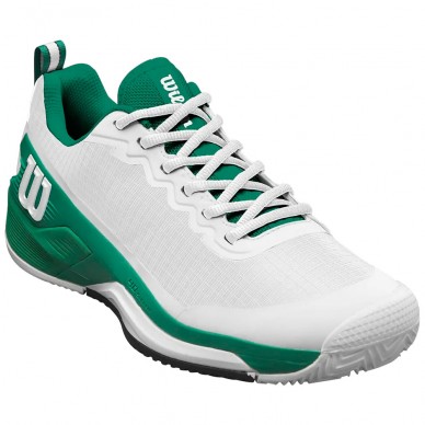 Zapatillas Wilson Rush Pro 4.5 Clay white bosphorus 2025