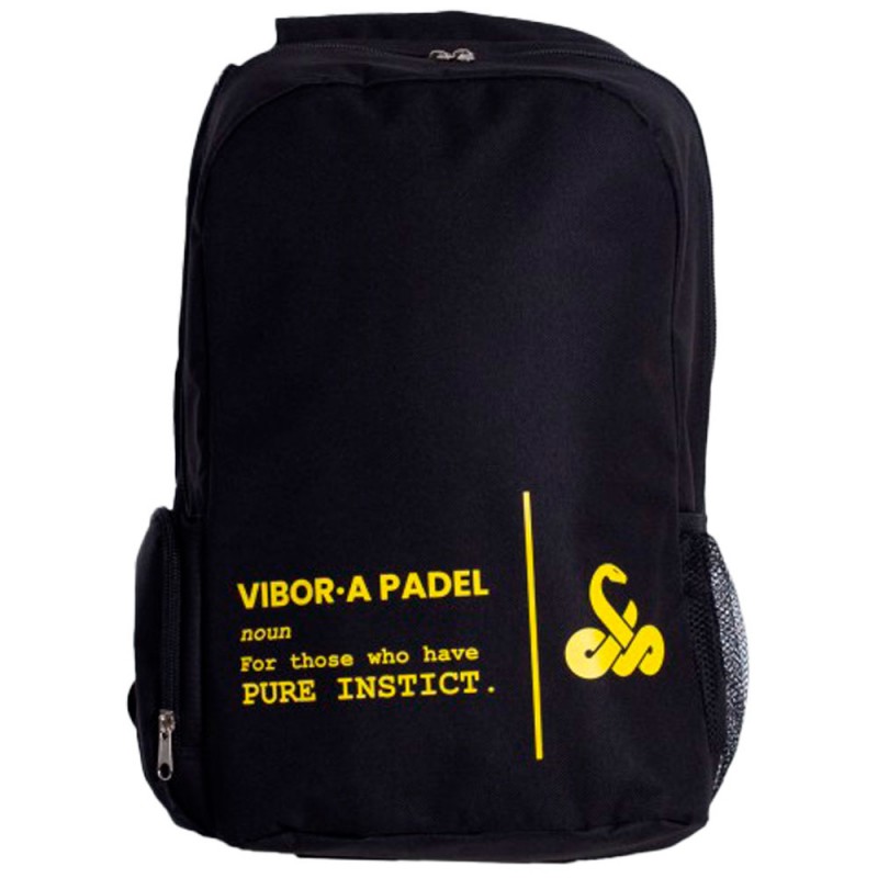 Mochila Vibora Lantra negra amarilla 2025 Mochila Vibora Lantra negra amarilla 2025