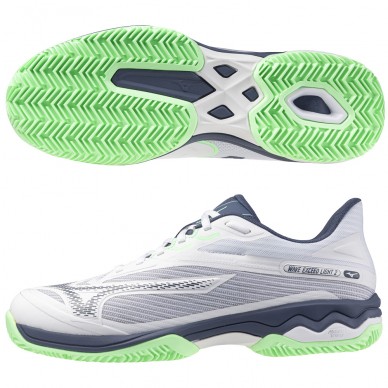 Zapatillas Mizuno Wave Exceed Light CC white 2025