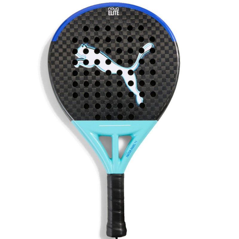 Puma Nova Padel Elite Control black vivid blue 2025