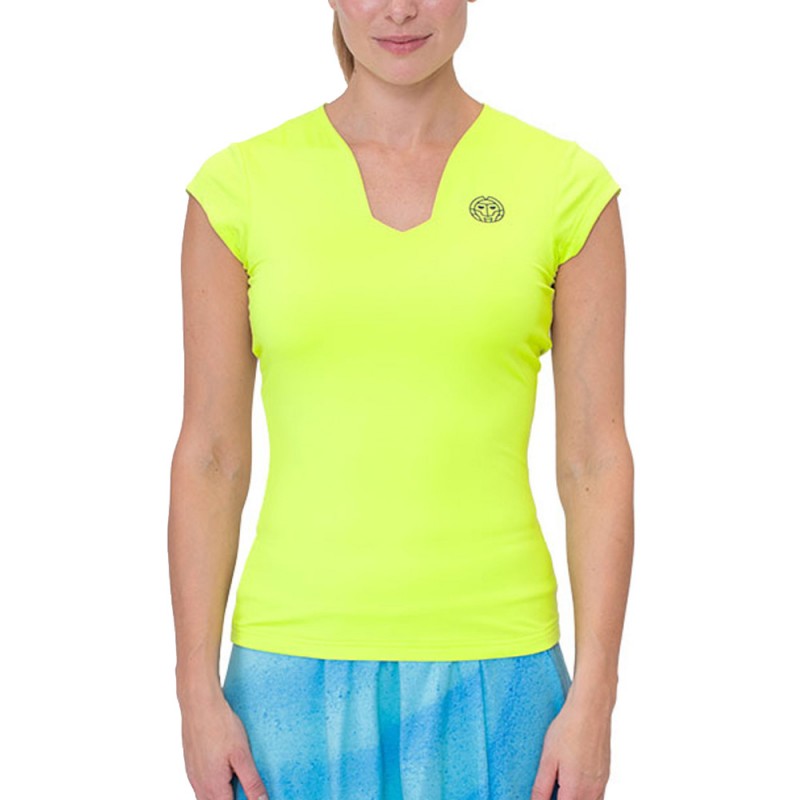 Camiseta Bidi Badu Beach Spirit V-Neck Tee amarilla