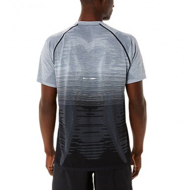 Camiseta Asics Seamless SS Top negra gris