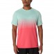 Camiseta Asics Seamless SS Top coral verde