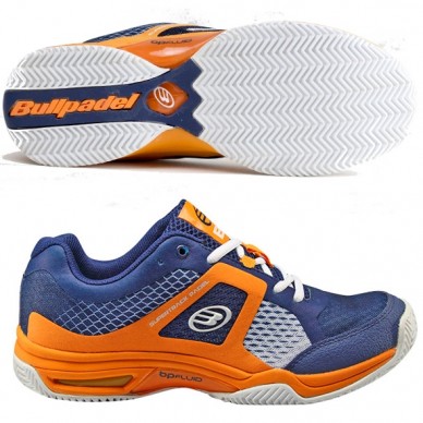 Zapatilla bullpadel Bunder Azul / Naranja 2015