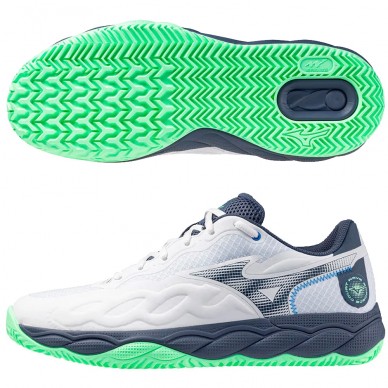 Zapatillas Mizuno Wave Enforce Court CC white green 2025