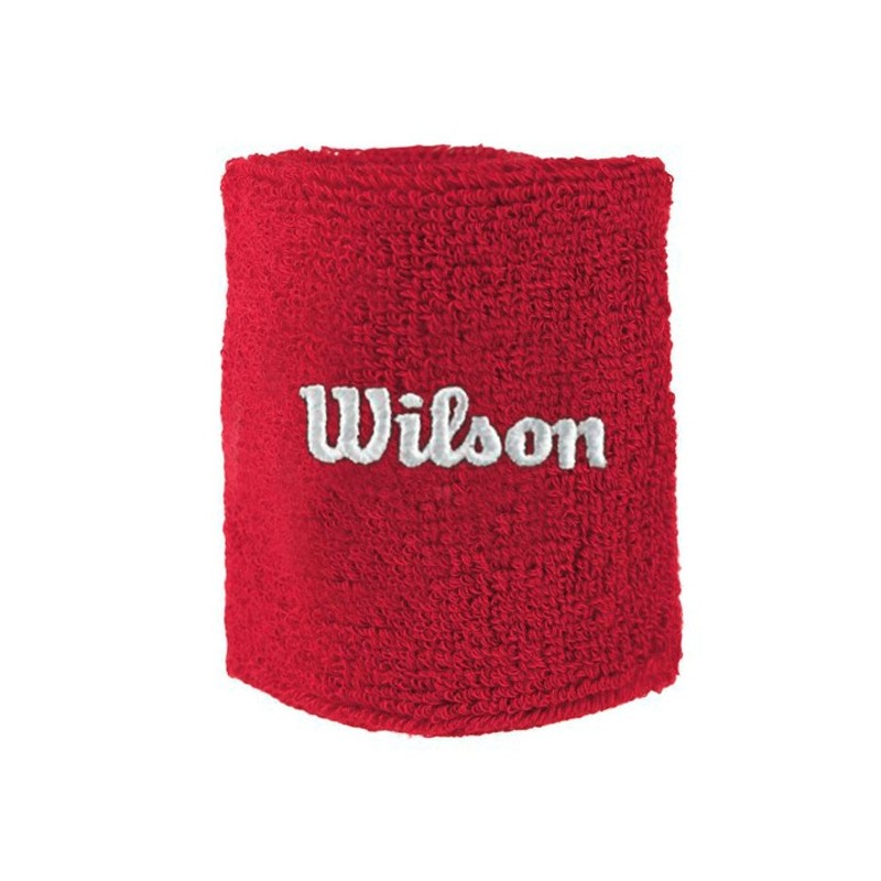 Muñequera wilson Doble Wilson Roja Muñequera wilson Doble Wilson Roja