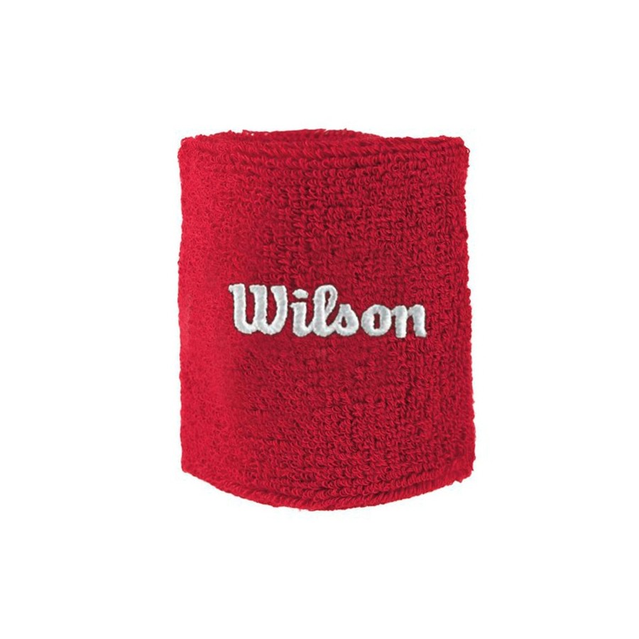 Muñequera wilson Doble Wilson Roja