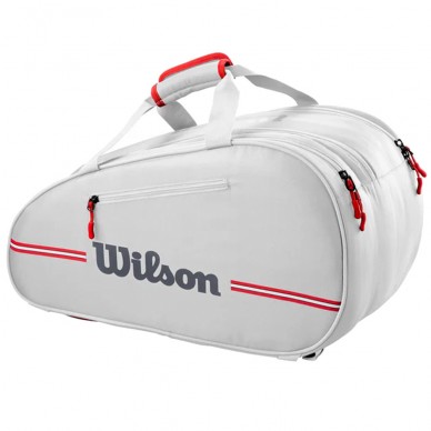 Paletero Wilson Team Padel blanco 2025