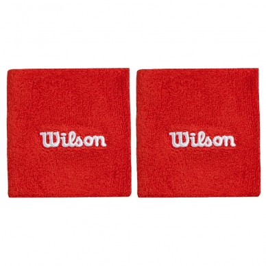 Muñequeras Wilson Classic rojas