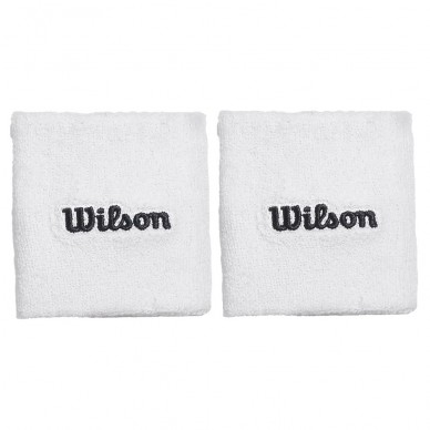 Muñequeras Wilson Classic blancas