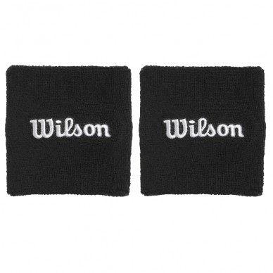 Muñequeras Wilson Classic negras
