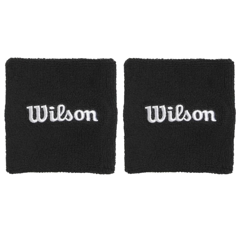 Muñequeras Wilson Classic negras